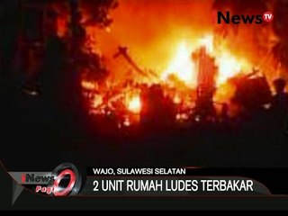 2 Unit Rumah Ludes Terbakar Di Wajo, Sulsel Akibat Kompor Meledak - iNews Pagi 22/09