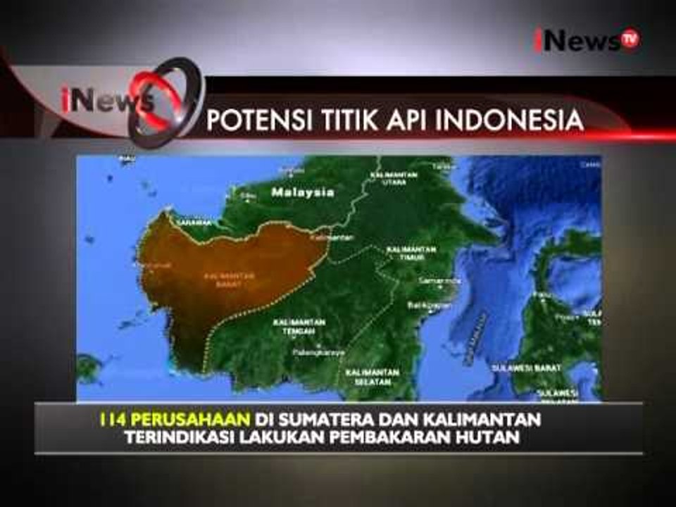 BMKG Cacat 2100 Titik Api Di Indonesia, Terbanyak Berada Di Kalimantan - iNews Petang 22/09