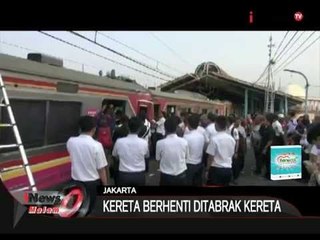 Tabrakan Kereta Di Stasiun Juanda, Puluhan Penumpang Terluka - iNews Malam 23/09