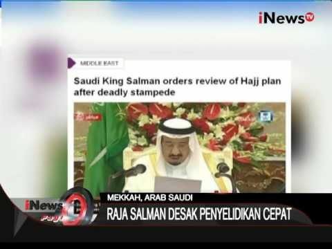 Raja Arab Saudi Sampaikan Bela Sungkawa Dan Minta Penyelidikan Atas Tragedi Mina - iNews Pagi 25/09