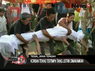Korban Tewas Tertimpa Tiang Listrik Dimakamkan - iNews Pagi 24/09