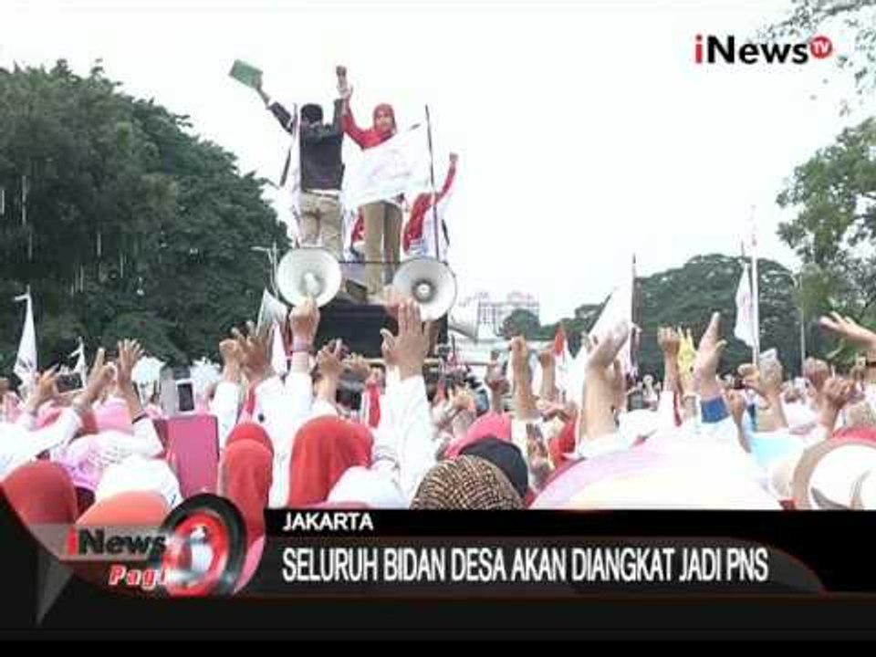 Unjuk Rasa Ribuan Bidan Di Depan Istana Merdeka Berbuah Tangis Haru - iNews Pagi 29/09