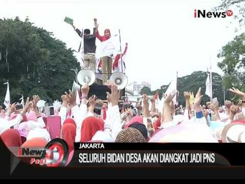 Unjuk Rasa Ribuan Bidan Di Depan Istana Merdeka Berbuah Tangis Haru - iNews Pagi 29/09