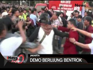 Minta Jokowi - JK Turun, Unjuk Rasa Di Depan Istana Diwarnai Bentrok - iNews Pagi 01/10