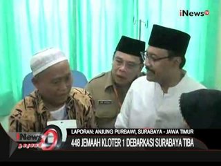 Live Report: 448 Jemaah Haji Kloter 1 Debarkasi Surabaya Tiba Di Bandara Juanda - iNews Petang 29/09