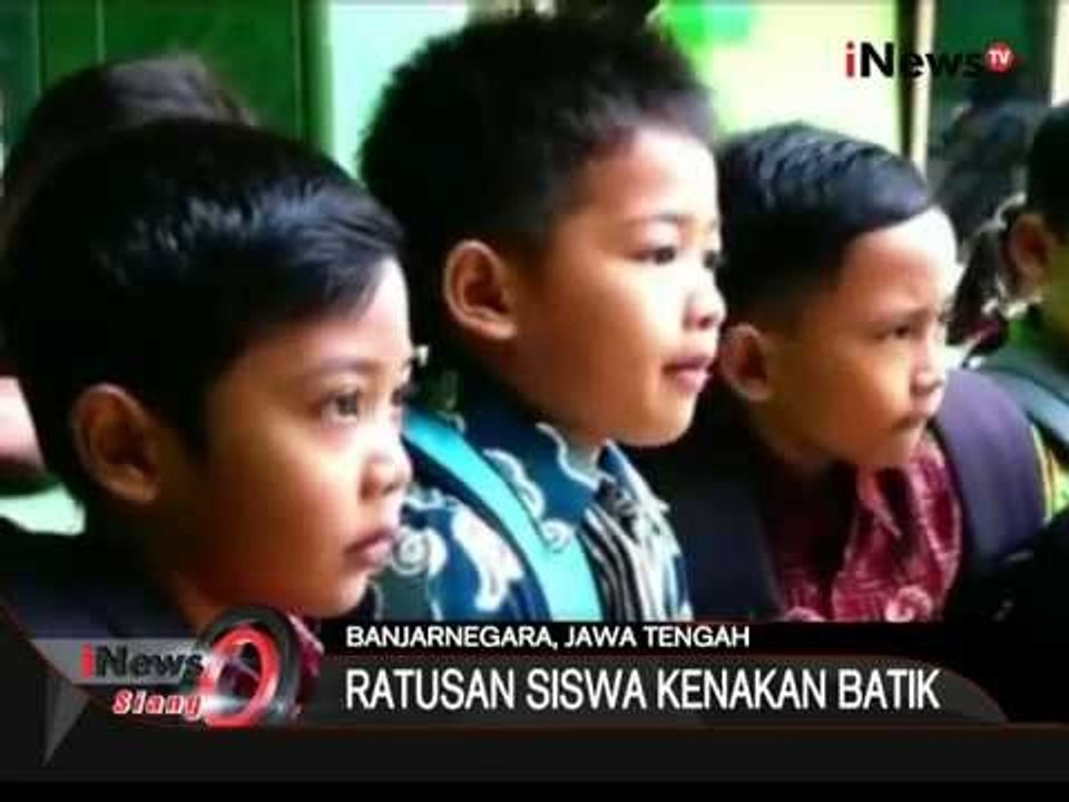Perayaan Hari Batik Nasional, Batik Menjadi Warisan Budaya Dunia Menurut UNESCO - iNews Siang 02/10