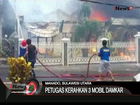 4 Rumah Hangus Terbakar Dan 2 Mobil Terbakar Di Manado, Sulawesi Utara - iNews Petang 02/10
