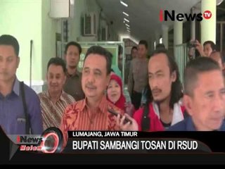Bupati Lumajang Sambangi Tosan Di RSUD - iNews Malam 04/10