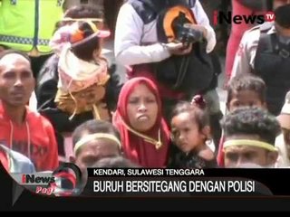 Inilah Suasana Unjuk Rasa Buruh Yang Bersitegang Dengan Polisi - iNews Pagi 06/10