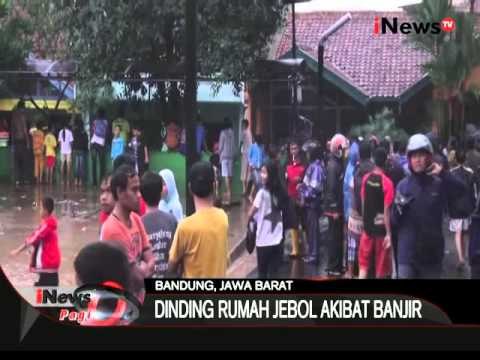 Banjir Bandang, Aliran Sungai Cikadut Meluap Ke Pemukiman Warga, Bandung - iNews Pagi 27/11