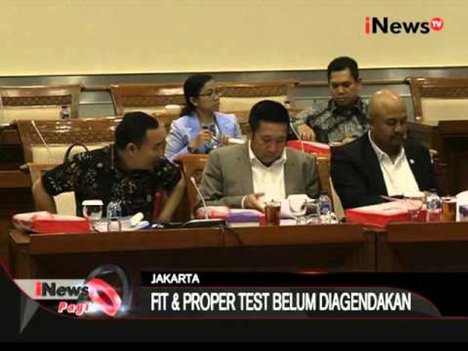 Fit And Proper Test Capim KPK Akan Di Bahas Di Rapat Pleno - iNews Pagi 27/11