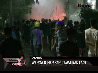 Tawuran Warga Johar Baru, Petasan Hingga Bom Molotov - iNews Pagi 12/10