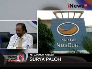 Inilah Pernyataan Surya Paloh Terkait Kasus Yang Menjerat Rio Capella - iNews Malam 15/10