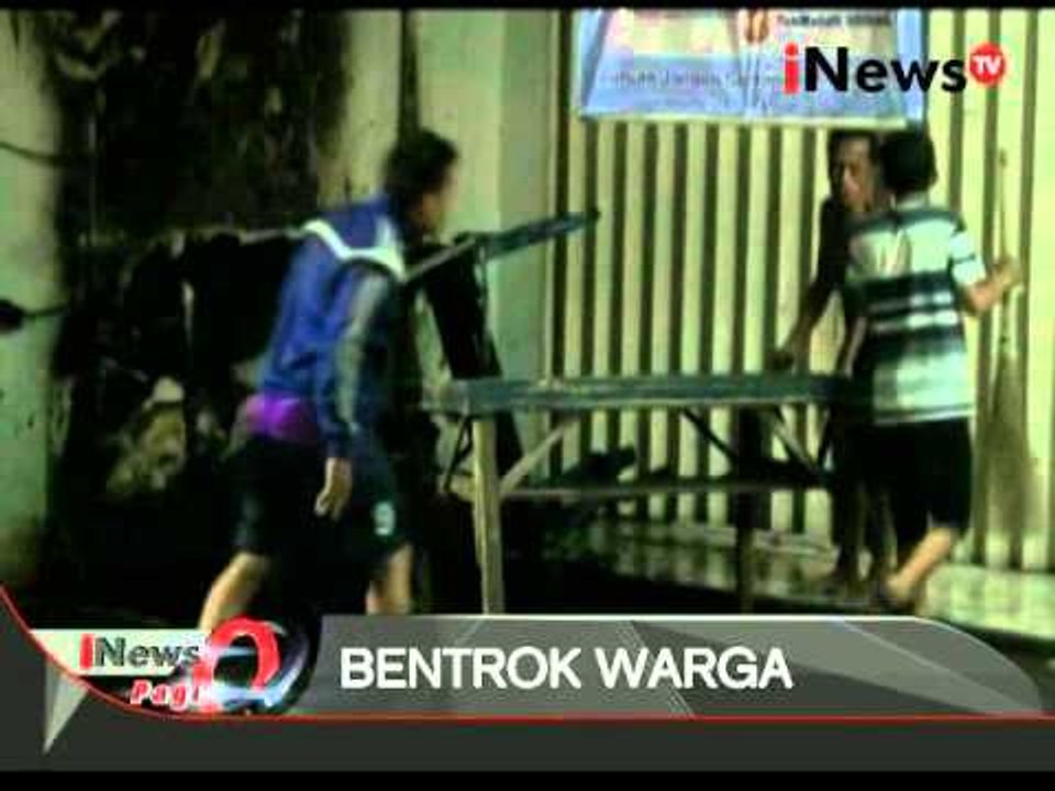 2 Kelompok Warga Di Johar Baru Terlibat Bentrok Gara-Gara Masalah Sepele - iNews Pagi 16/10