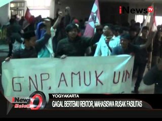 Inilah Unjuk Rasa Mahasiswa UIN Yang Berlangsung Ricuh - iNews Malam 15/10