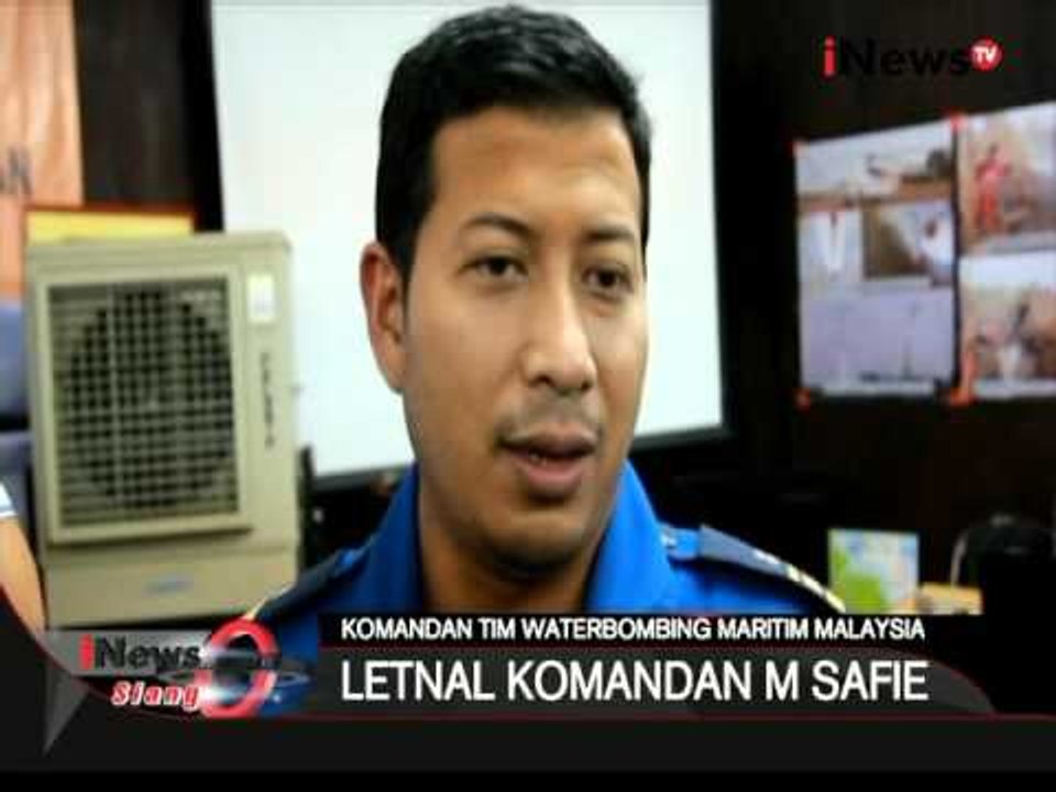 Pesawat Bombing Milik Malaysia Padamkan 50 KM Lahan Yang Terbakar - iNews Siang 16/10