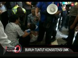 Aksi Unjuk Rasa Buruh Tuntut Konsistensi UMK Berlangsung Ricuh Dengan Petugas - iNews Malam 15/10