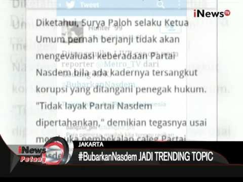 Netizen Tagih Janji Paloh, #BubarkanNasdem Jadi Trending Topic - iNews Petang 16/10