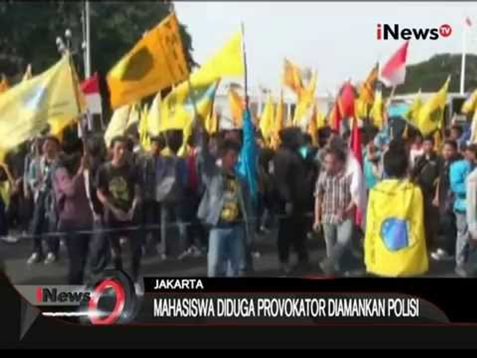 Aksi Demo Mahasiswa Setahun Kepemimpinan Jokowo-JK Berlangsung Ricuh - iNews Malam 19/10