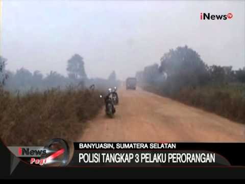 Polres Banyuasin Menetapkan 2 Perusahaan Jadi Tersangka Pembakaran Lahan - iNews Pagi 22/10