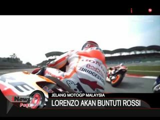Jelang Moto GP Malaysia, Valentino Rossi Akan Maksimal - iNews Pagi 22/10