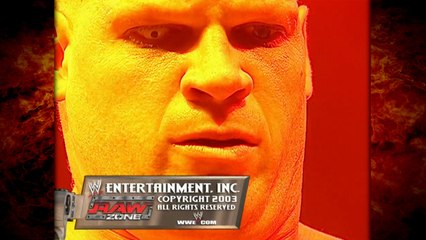 Kane Scares Off Evolution & Chokeslams a Lifeless Goldberg! 11/17/03