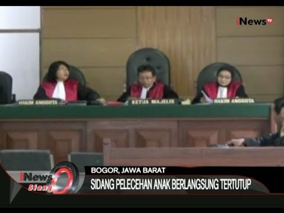 Sidang Pelecehan Anak Di Bogor Berlangsung Tertutup - iNews Siang 23/10