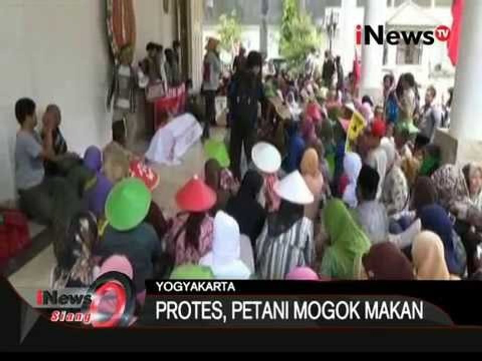 Petani Mogok Makan Tolak Pembangunan Bandara Internasional - iNews Siang 27/10