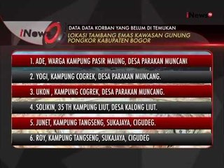 Tragedi Pertambangan Gunung Pongkor, Belasan Orang Diperkirakan Masih Tertimbun - iNews Siang 28/10