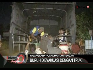 Puluhan Buruh Yang PHK Di Palangkaraya Dievakuasi Dengan Truk - iNews Pagi 29/10