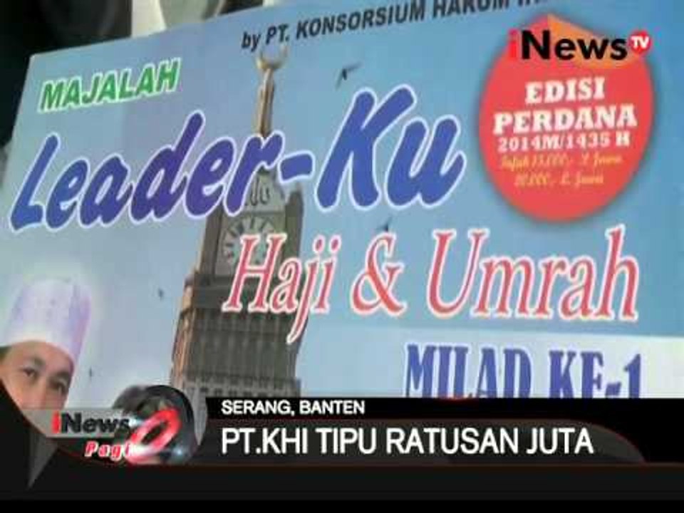 Puluhan Jemaah Calon Umroh Tertipu Travel Umroh - iNews Pagi 02/11