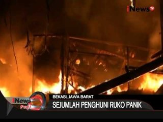 Kebakaran 8 Ruko Di Bekasi, 6 Unit Damkar Dikerahkan - iNews Pagi 04/11