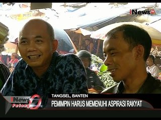 Aksi Nyata, Paslon Walikota Nomor Satu Tangsel Blusukan Ke Pasar Ciputat - iNews Petang 03/11