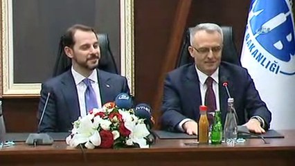 Hazine ve Maliye Bakanlığında devir teslim töreni