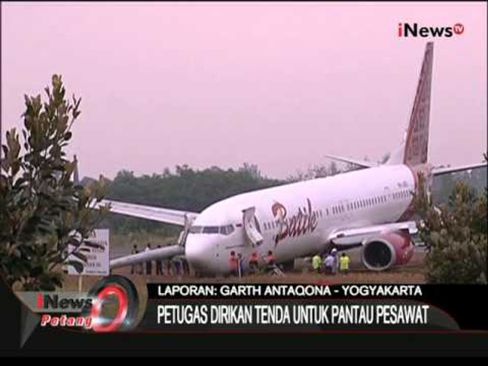 Live Report: Garth, Pesawat Batik Air Tergelincir - iNews Petang 06/11
