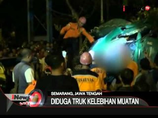 Seorang Sopir Terjepit Kontener Saat Akan Memutar Balik Arah, Semarang - iNews Pagi 27/11