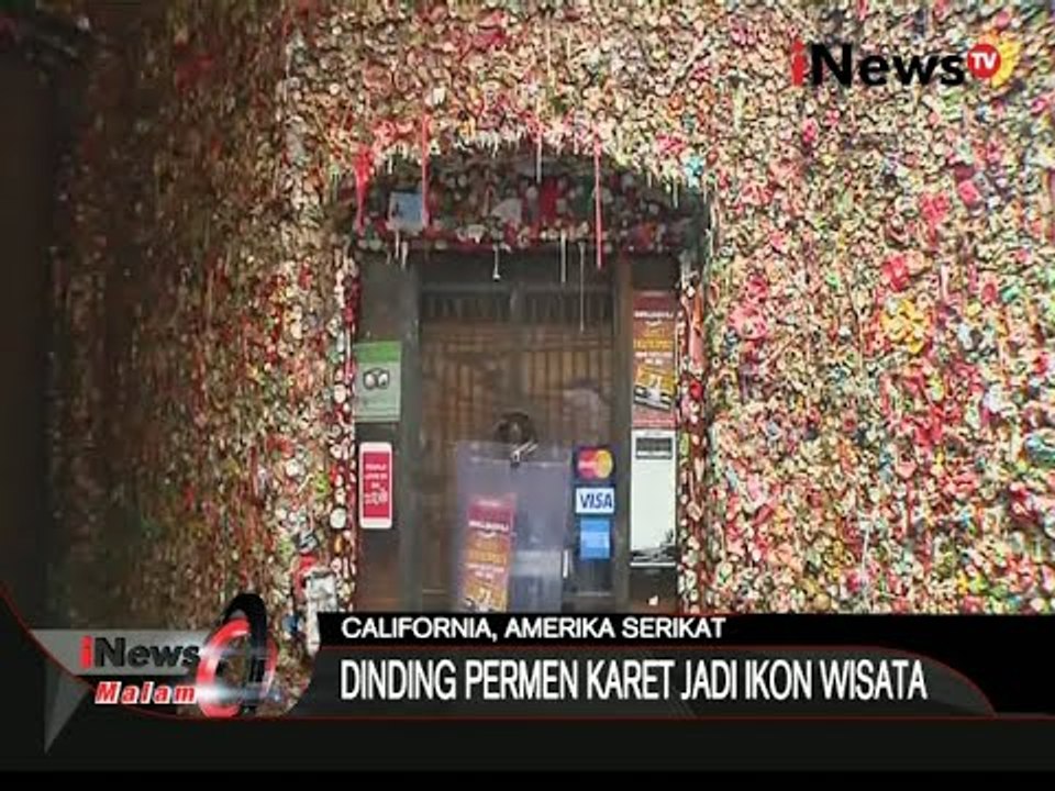WOOW !!! Dinding Penuh Dengan Permen Karet Di California - iNews Malam 05/11