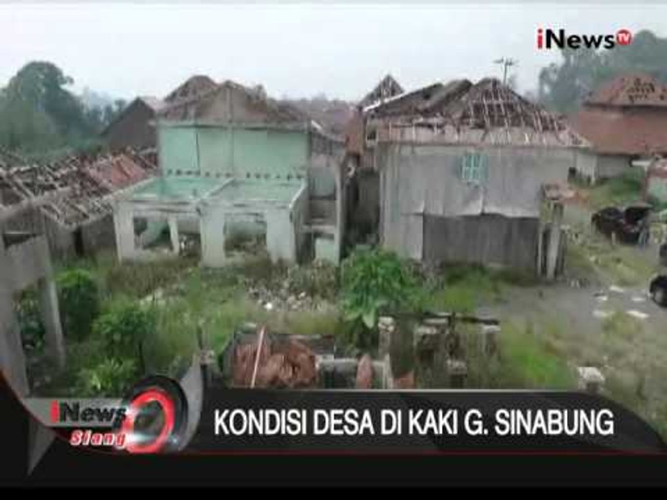 Kondisi Desa Gurukinayan Rusak Parah Akibat Erupsi Gunung Sinabung - iNews Siang 10/11