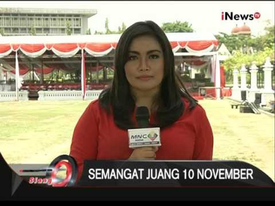 Upacara Peringatan Hari Pahlawan Di Surabaya Dimulai Pukul 08.00 - iNews Siang 10/11