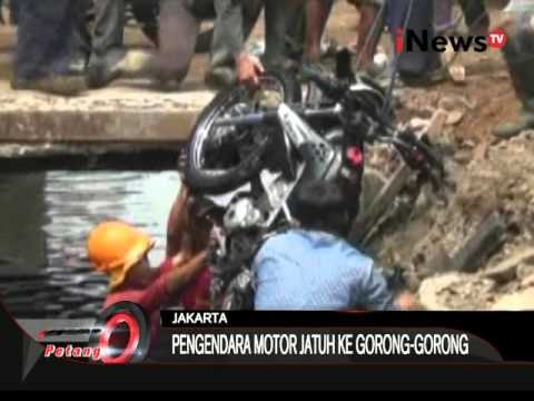 Kecelakaan Lalu Lintas, Pengemudi Masuk Gorong - Gorong - iNews Petang 10/11