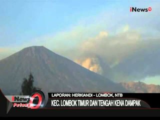 Live Report: Situasi Erupsi Anak Gunung Rinjani - iNews Petang 11/11