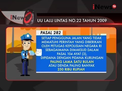 Waspada !!! Berteduh Di Kolong Jembatan Akan Mendapatkan Sanksi Penjara 1 Bulan- iNews Siang 11/11