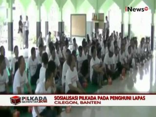 Pilkada Serentak, Pihak KPU Adakan Sosialisasi Pada Warga Lapas Di Cilegon - iNews Pagi 12/11