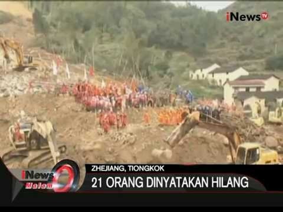 Longsor Di Zhejiang, Tiongkok Tewaskan 16 Orang Dan 21 Orang Hilang - iNews Malam 15/11