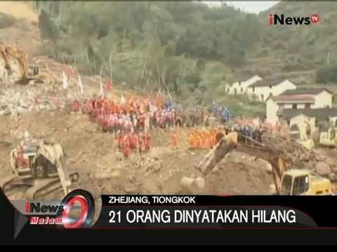 Longsor Di Zhejiang, Tiongkok Tewaskan 16 Orang Dan 21 Orang Hilang - iNews Malam 15/11