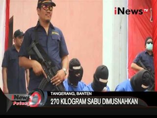 270 Kilogram Sabu Dimusnahkan - iNews Petang 12/11