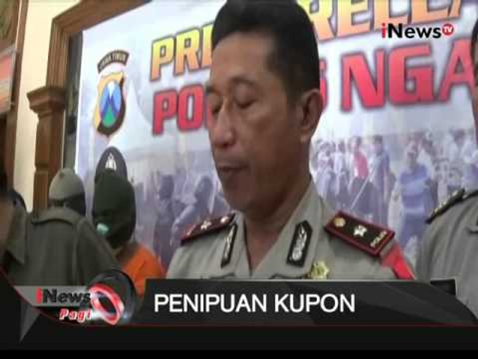 5 Kawanan Sindikat Penipuan Kupon Berhadiah Dibekuk Anggota Polres Ngawi, Jateng - iNews Pagi 16/11