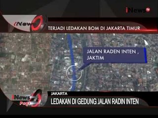 Dini Hari Tadi Terjadi Ledakan Di Lobi Gedung Multi Meranti Graha, Jaktim - iNews Pagi 16/11