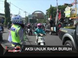 Aksi Ribuan Buruh Berunjuk Rasa Ke Pendopo Bupati Jombang, Jawa Timur  - iNews Siang 17/11