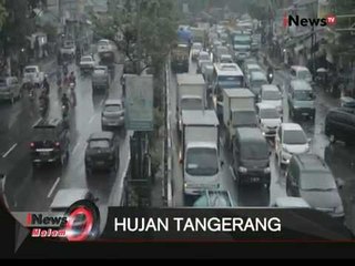 Hujan Sebentar Saja, Jalan MH Thamrin Di Tangerang Tergenang Air - iNews Malam 16/11